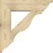 Ekena Millwork Funston Traditional Rough Sawn Bracket w/ Offset Brace, Douglas Fir, 8"W x 30"D x 30"H BKT0806X30X30FST01RDF - alternate 3